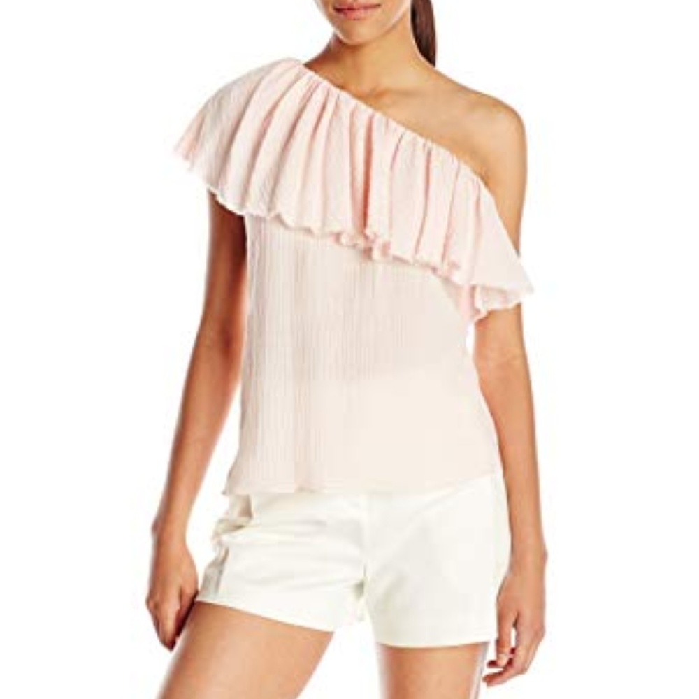 🎉HP🎉 NWT $225 Rebecca Taylor One Shoulder Top 12